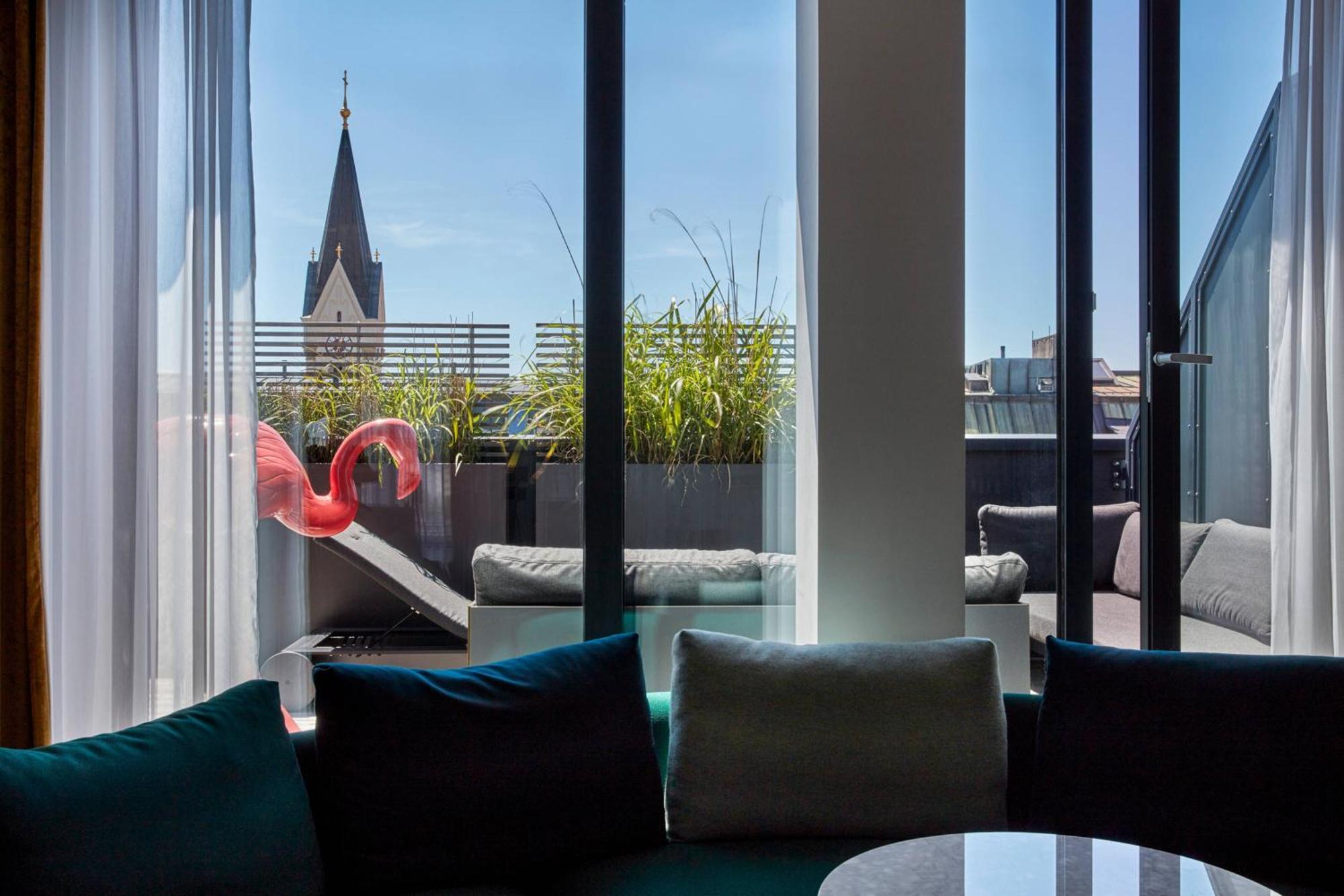 Roomers Munich, Autograph Collection Luaran gambar The View from the Penthouse