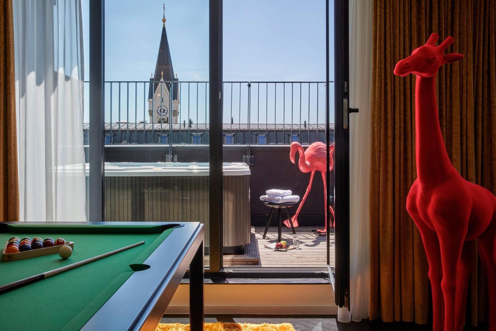 Roomers Munich, Autograph Collection Luaran gambar The view from the penthouse