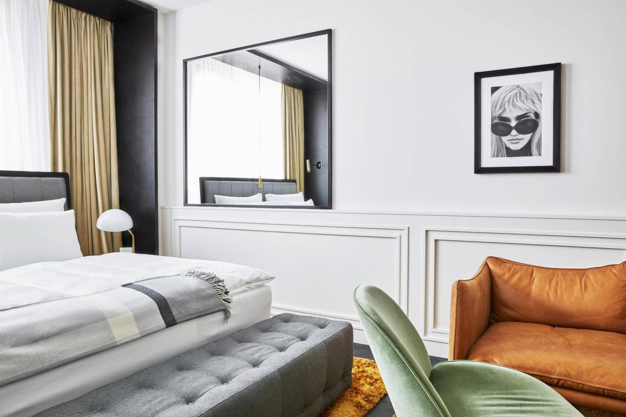 Roomers Munich, Autograph Collection Luaran gambar A bedroom at the hotel